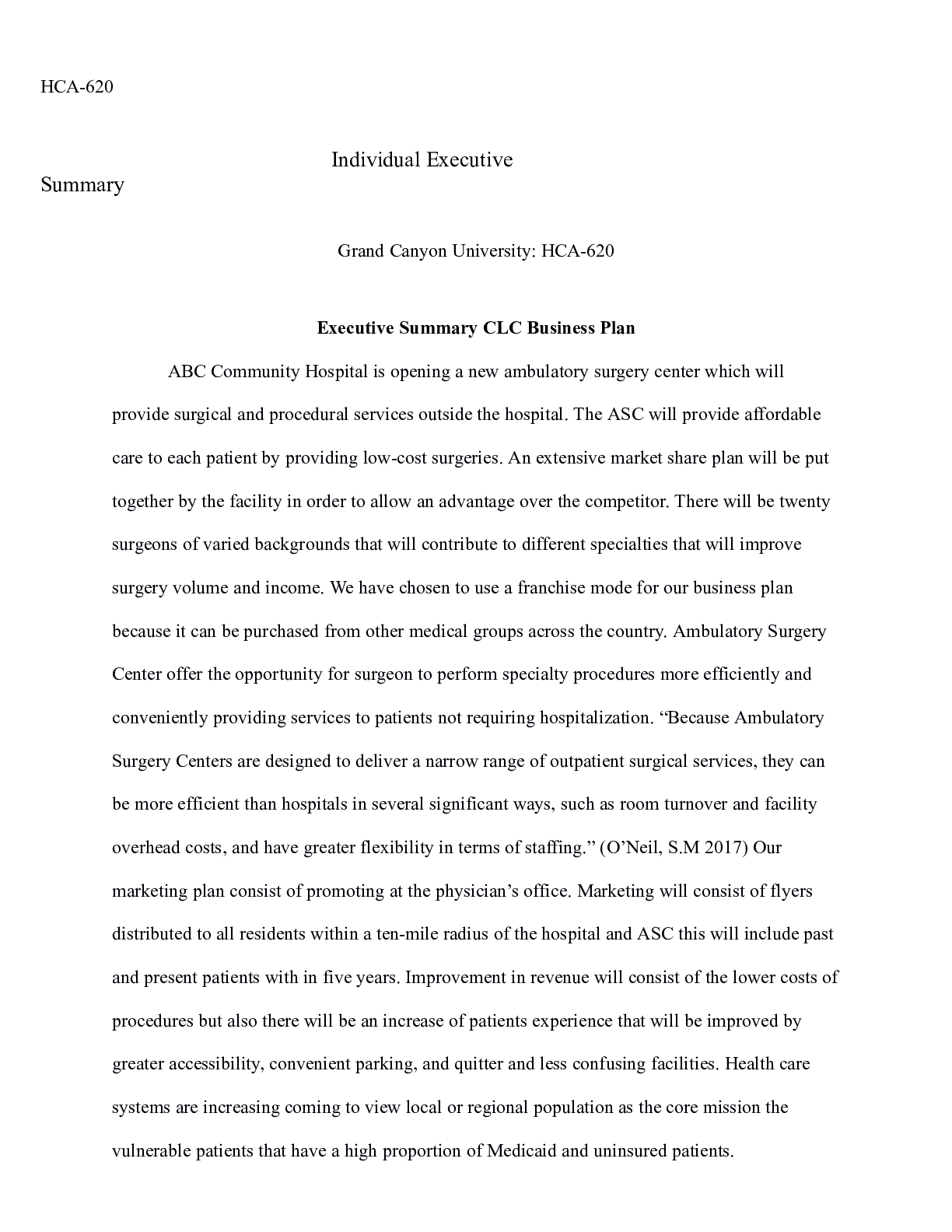 Preview of Individual_Executive_Summary.docx(1)  HCA-620